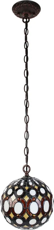 Závesné svietidlo Tiffany Gulia - Ø 20*116 cm E14/max 1*25W