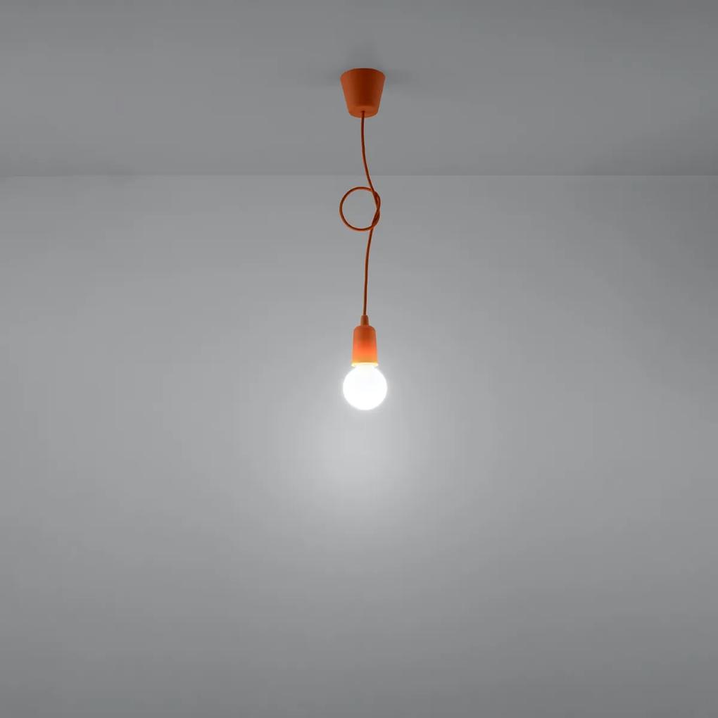 Sollux Lighting Závesné svietidlo DIEGO 1 oranžová