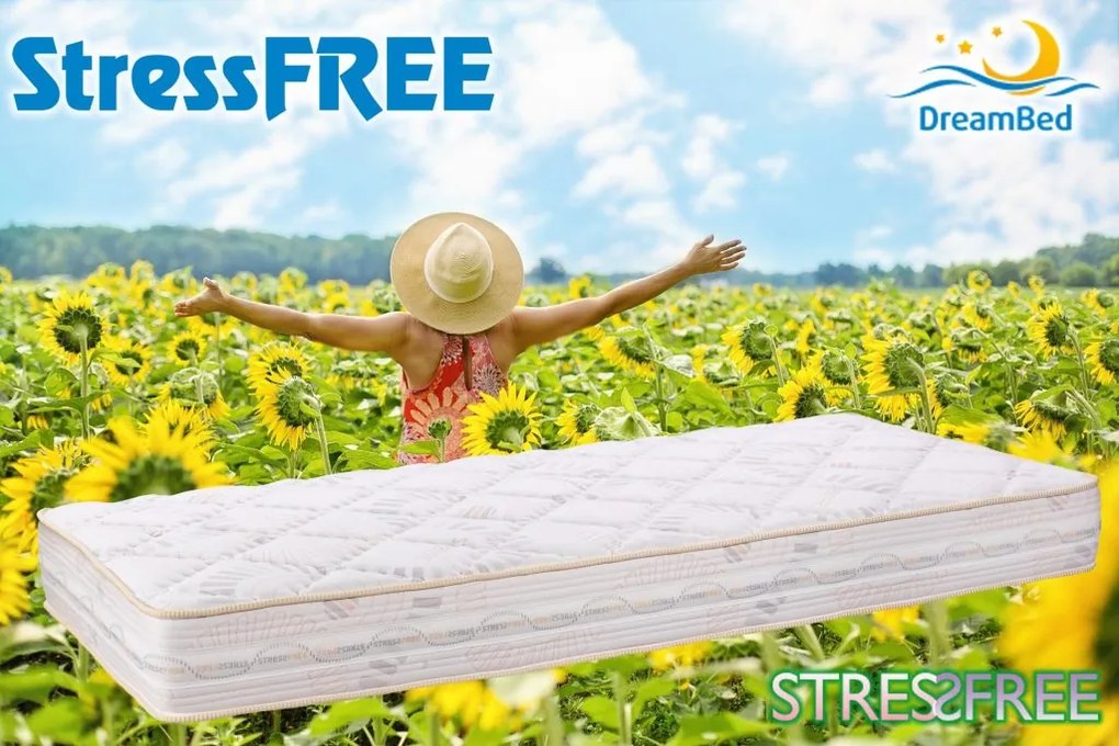 Matrac StressFree XL z pamäťovej peny DreamBed - 80x200cm Tiahome