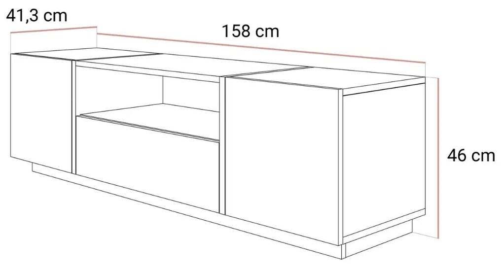OBÝVACIA STENA / ZOSTAVA SANTINO KAŠMÍR VYSOKÝ LESK