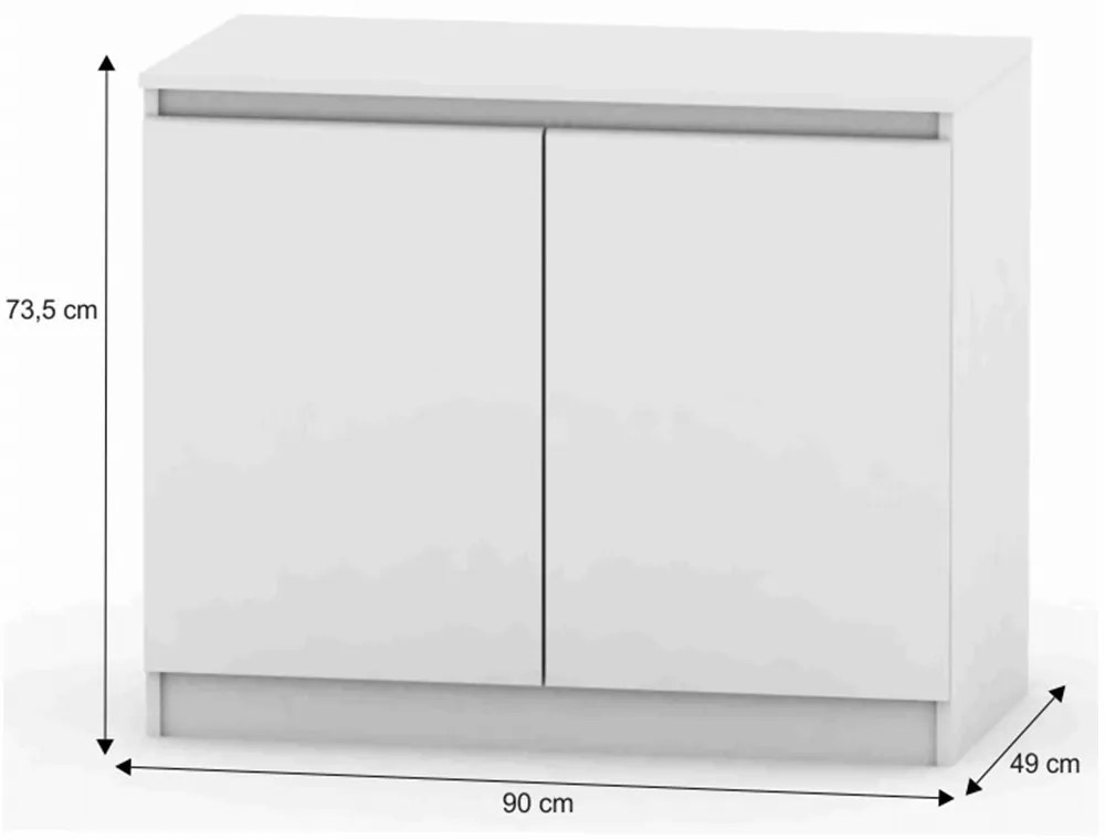 HANY NEW 008 skrinka, biela