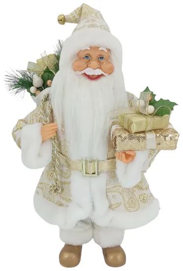 Dekorácia Santa Claus Zlatý 40cm