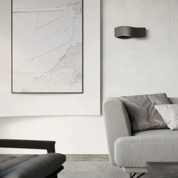 Sollux SL.1020 - Nástenné svietidlo TILA 2xG9/40W/230V 40 cm čierna