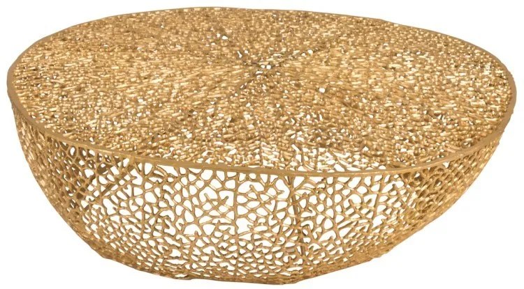 Coffee stolík Koral gold - 114 * 112 * 30cm