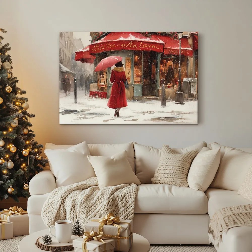 Obraz vianočná prechádzka mestom