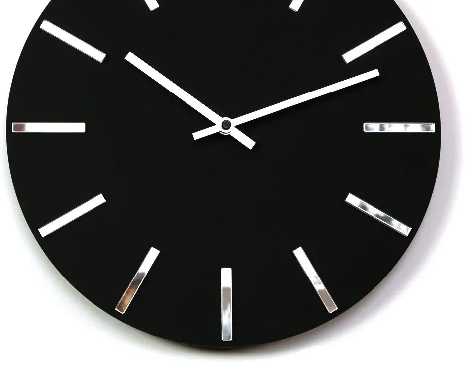 Nástěnné hodiny Diamond černé