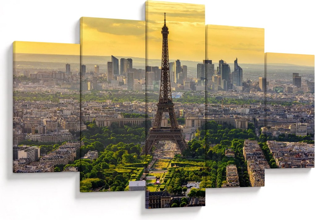 Obraz - Panoráma Paríža (150x105 cm)