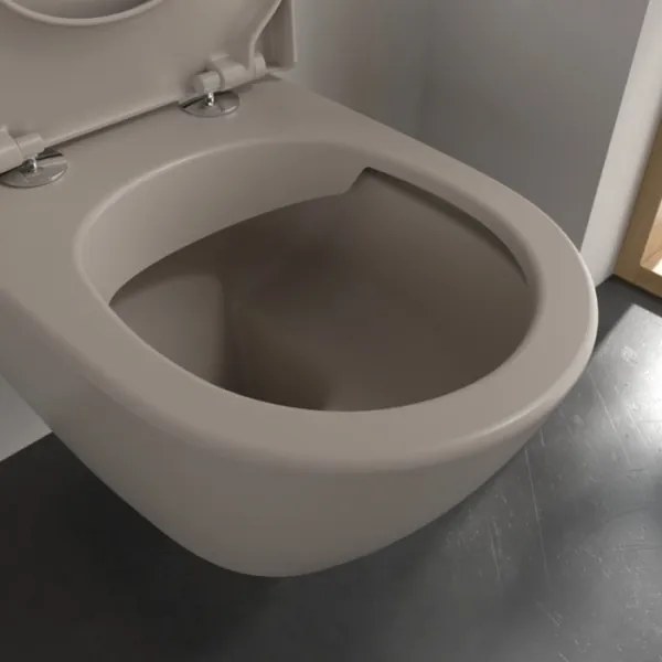 Villeroy & Boch 5614R0AM - Závesné WC SUBWAY 2.0 keramika/béžová