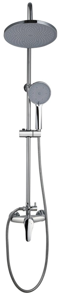 Invena Kalymnos, sprchová súprava s pákovou batériou, chrómová, INV-AU-28-001-V