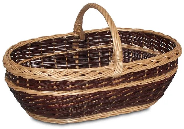 Nákupný kôš prútený Woman III.š. 45 x hl. 70 x v. 24/40(cm)