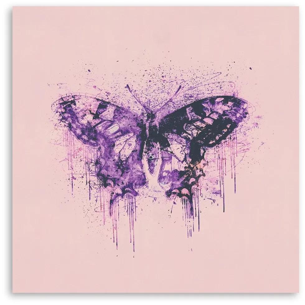 Gario Obraz na plátne Fialový motýľ - Andrea Haase Rozmery: 30 x 30 cm
