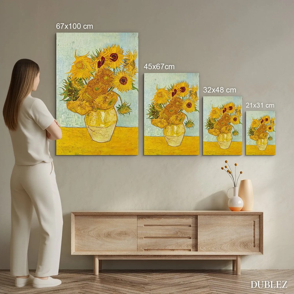 DUBLEZ | Reprodukcia - Vincent van Gogh - Slnečnice (1888)