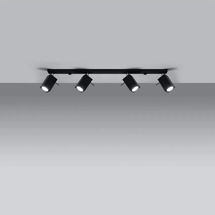 Stropné bodové svietidlo Merida 4L A-0459 čierna