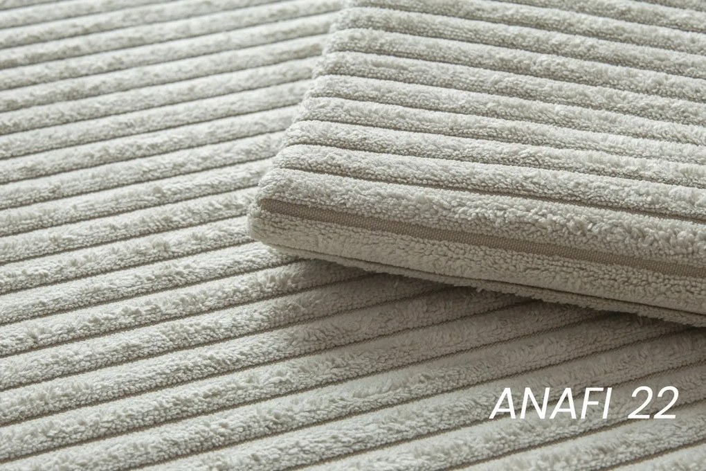 Rozkladacia rohová sedacia súprava Barcelia Mini univerzálna - béžový menčester Anafi 22