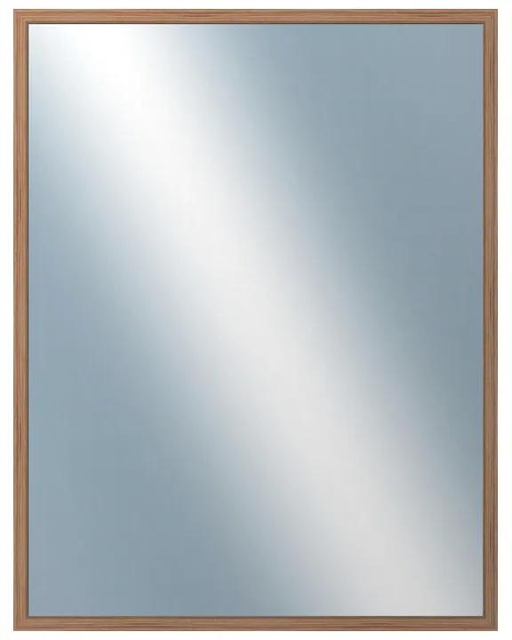 DANTIK - Zrkadlo v rámu, rozmer s rámom 70x90 cm z lišty KASSETTE orech (2862)