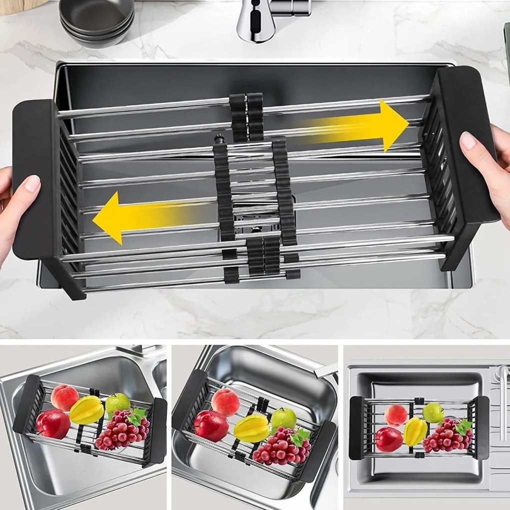 Teleskopický odkapávač Ordos černý