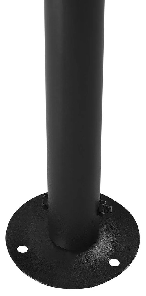 Záhradný altánok s LED solárnym osvetlením BestBerg BBGG-10 / 300 x 400 x 275 cm / šedá