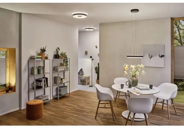 Paulmann 79775 - 2xLED/3W Stmievateľná stojacia lampa PURIK PANE 230V