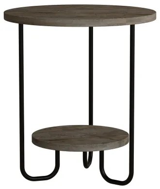 Odkladací stolík CORRO 45x40 cm hnedá