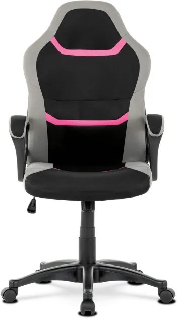 Detská otočná stolička ružová KA-L611 PINK