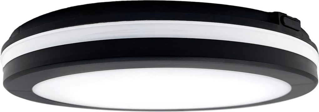 XXXLutz KÚPEĽŇOVÉ STROP. LED SVIETIDL, 30/30/5 cm - Interiérové svietidlá - 004182001901