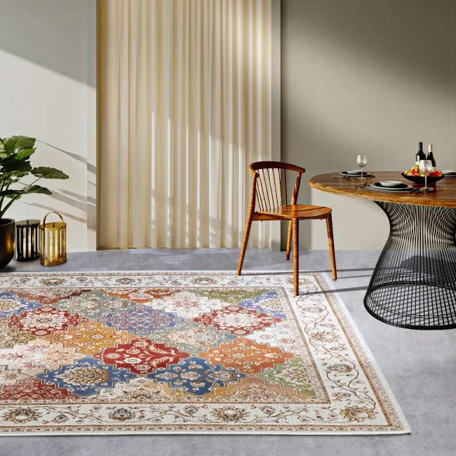 Koberec Villeroy & Boch Kollektion 1767 Pierre krémový / viacfarebný