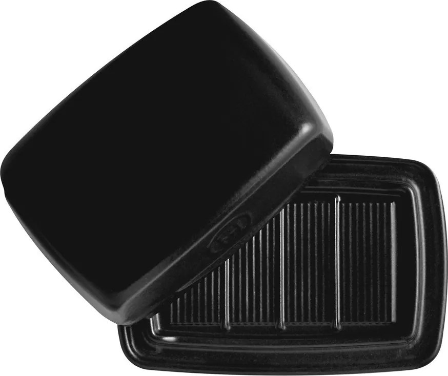 Čierna keramická nádobka na maslo – Emile Henry