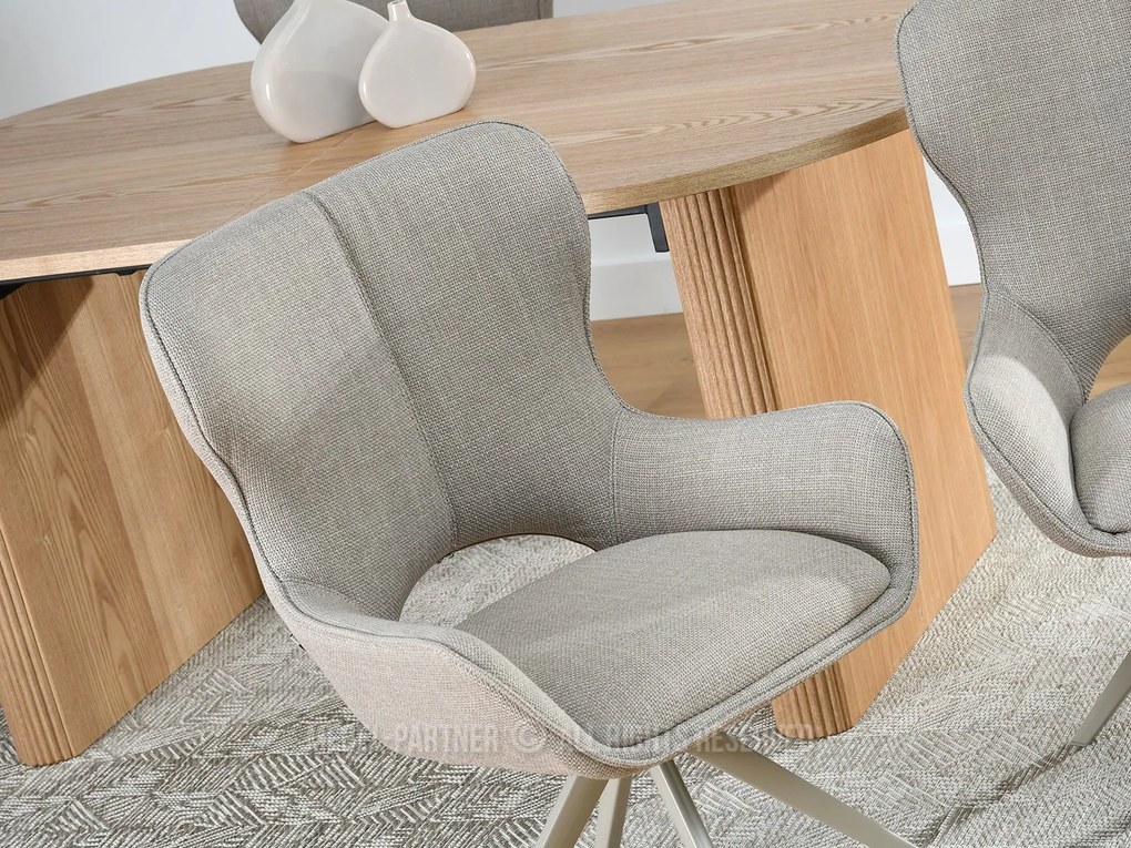 Stolička Marge (béžová + béžová). Akcia -13%. Vlastná spoľahlivá doprava až k Vám domov. 1111155