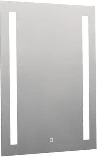 Hranaté zrkadlo 60x70 cm s LED osvetlením, topná fólia, senzor s nastaviteľnou teplotou 2700-6500K, IP44 ZIL6070TLEDS