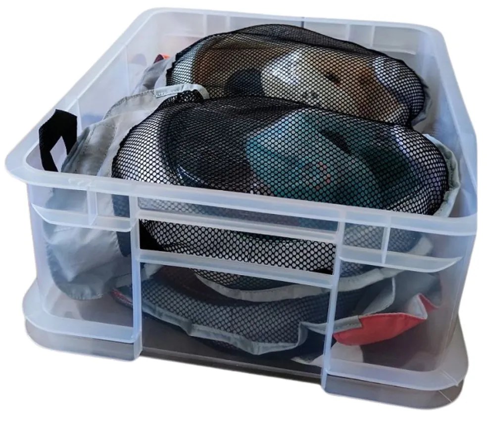 CURVER Úložný box, rovná plastová bednička, stohovateľný AURORA - 44 x 35 x 16 (19L)