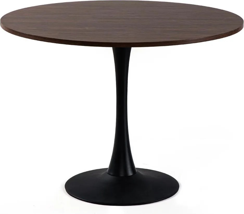 Jedálenský stôl AVENBERG ORBIS Ø100 hnedý