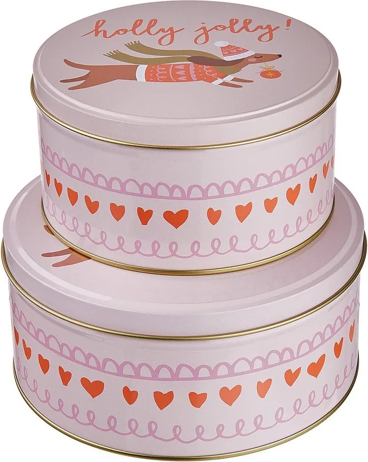 COOKIE JAR Dóza okrúhla jazvečík 16,7 cm