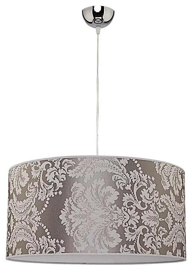 Duolla - Luster na lanku ALTO 1xE27/40W/230V pr. 45 cm strieborná