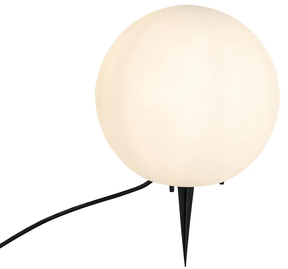 Moderná vonkajšia lampa biela 25 cm IP65 - Nura