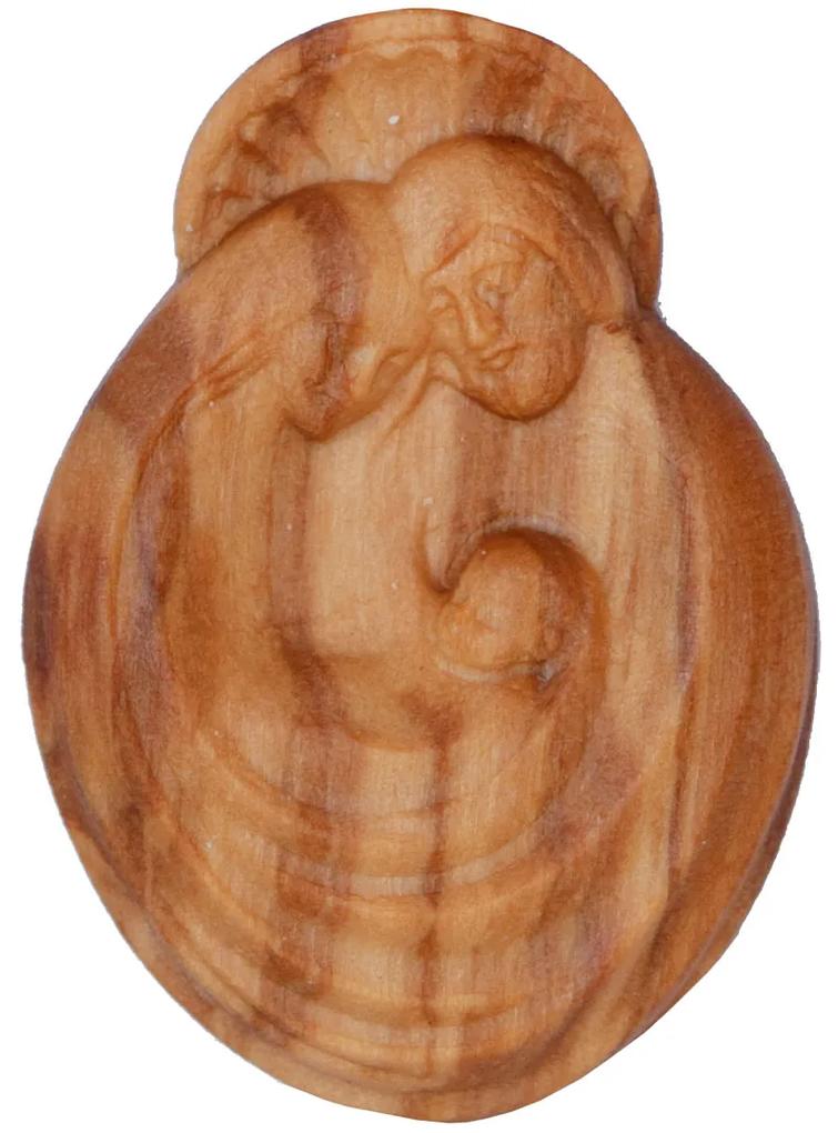 Amulet Svätá Rodina -olivové drevo