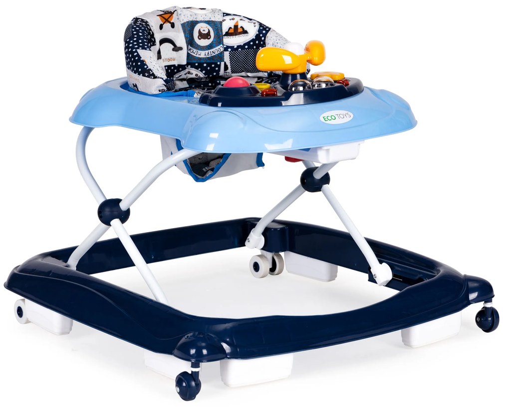 WELLHOX Detské chodítko so zvukovým multimediálnym panelom