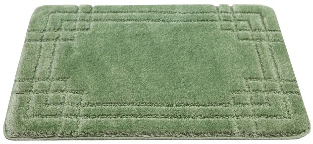 Kúpeľňový koberček Sego zelený, mozaika