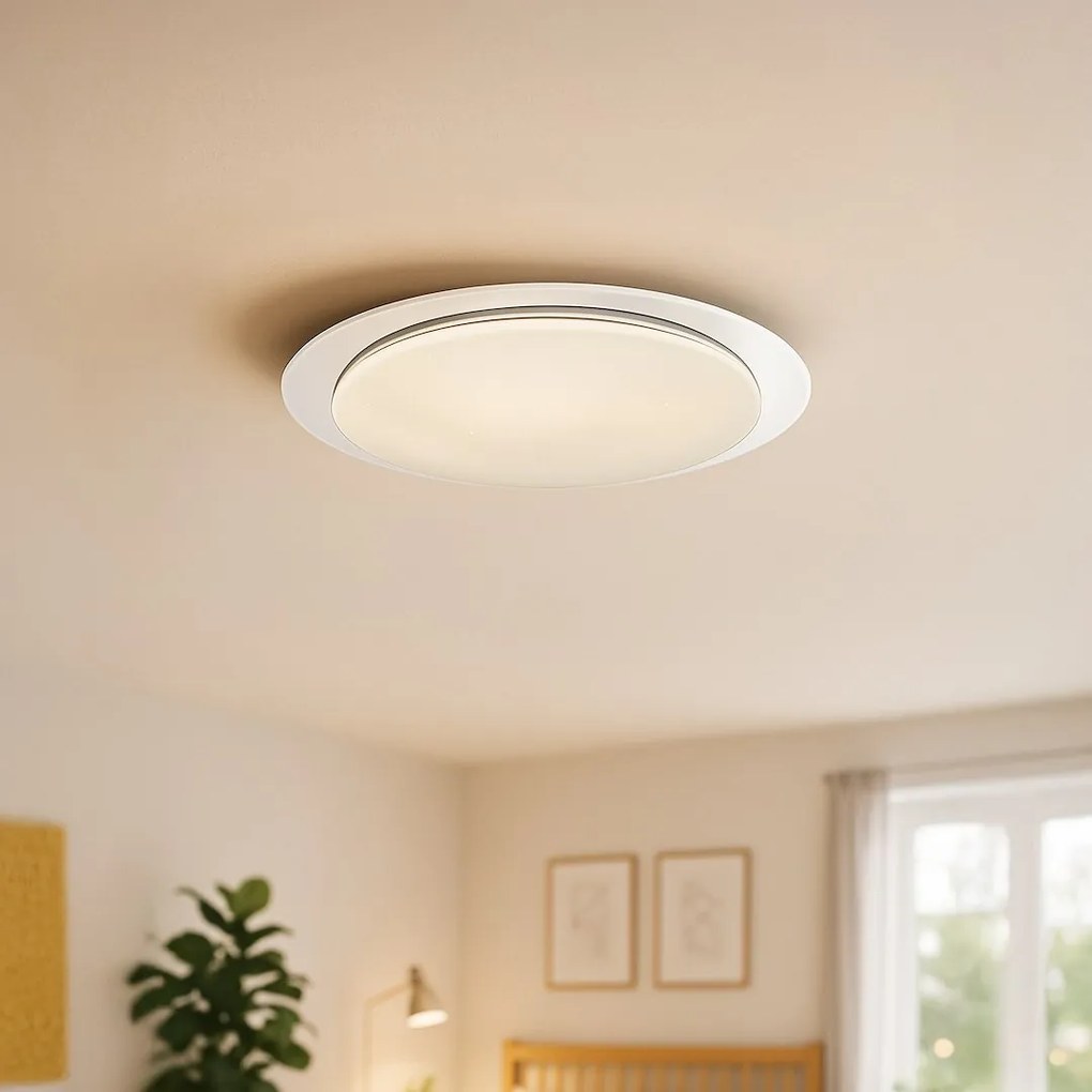 Stropné LED svietidlo Sonic, 1x LED 24w, 3000-6000k, w, (fi 40cm), s ovládačom