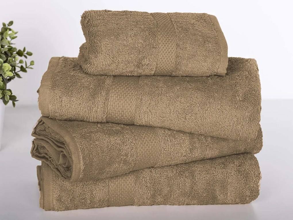 XPOSE® Froté uterák VERONA - kávový 50x90 cm