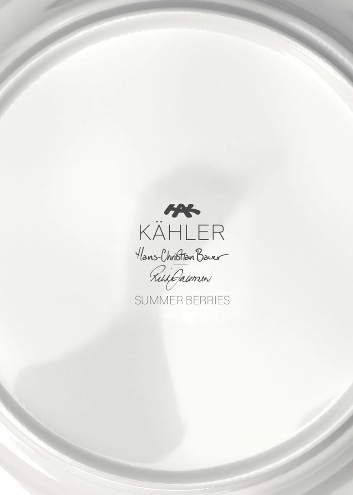 KÄHLER Porcelánový tanier Hammershøi Summer Forget me not 22 cm