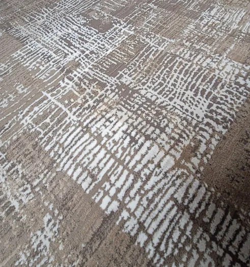 Béžový koberec Luxess 10133-Beige – stredný vlas, juta podklad Rozmer: 80x150 cm