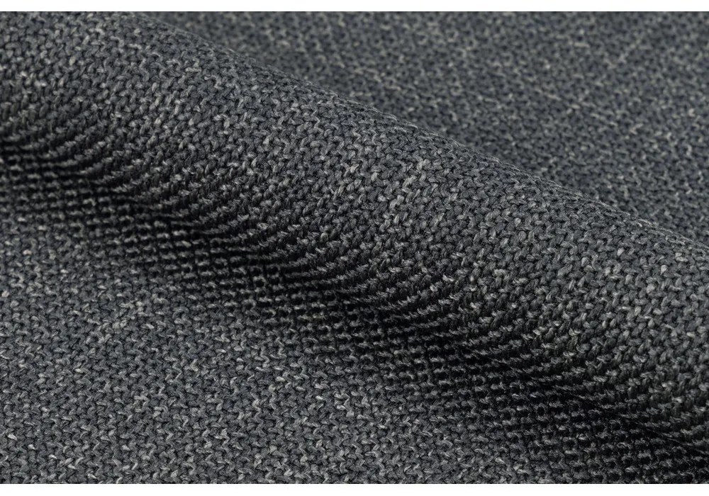 Tmavosivé čalúnené jedálenské kreslá v súprave s podrúčkami 2 ks Glenda – Actona