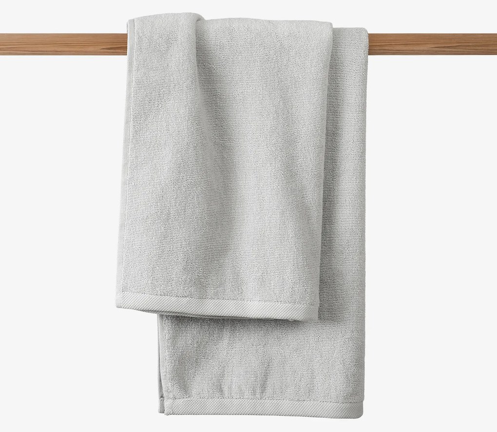 Goldea bavlnený froté uterák / osuška soft bez bordúry – sivý 30 x 50 cm