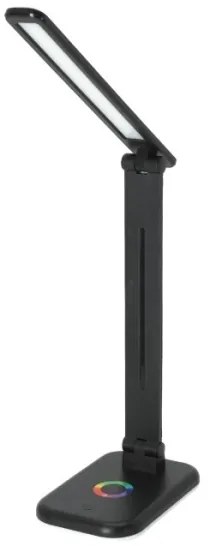 LED RGBW Stmievateľná stolná lampa NOBLITE LED/7W/5V 3000/4000/6500K čierna