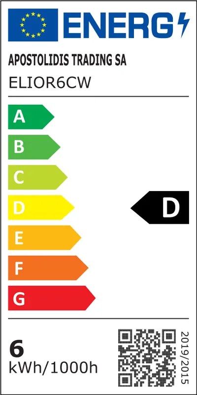 Diolamp LED Filament žiarovka číra A60 6W/230V/E27/6500K/840Lm/360°