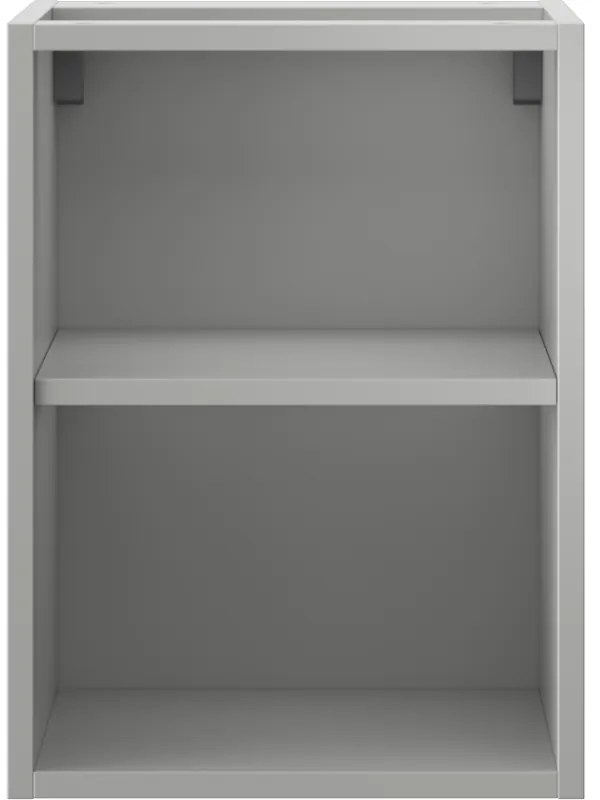 Mexen Box-A, otvorená skrinka s policou 35 cm, sivá matná, 91AX2-0350-470-0-62
