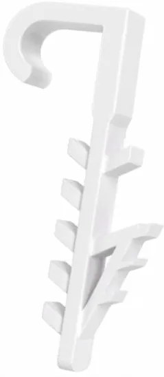 ECOLIGHT Dvojitý držiak pre ploché káble 3x 1,5x2,5 - 600 ks