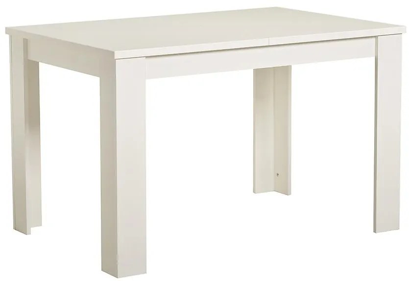 Rozkladací stôl DT 153/186x80cm biely 11008797
