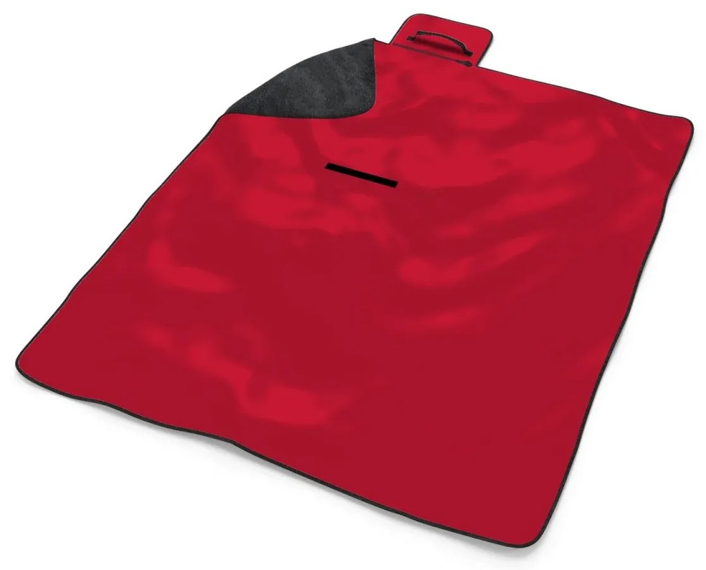 Sablio Plážová deka Červená cherry: 200x140 cm