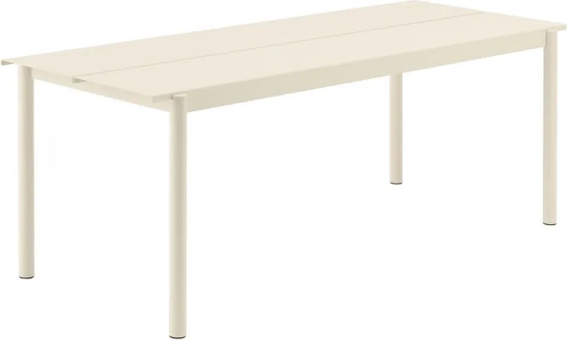 Muuto Stôl Linear Steel Table 200 cm, off white